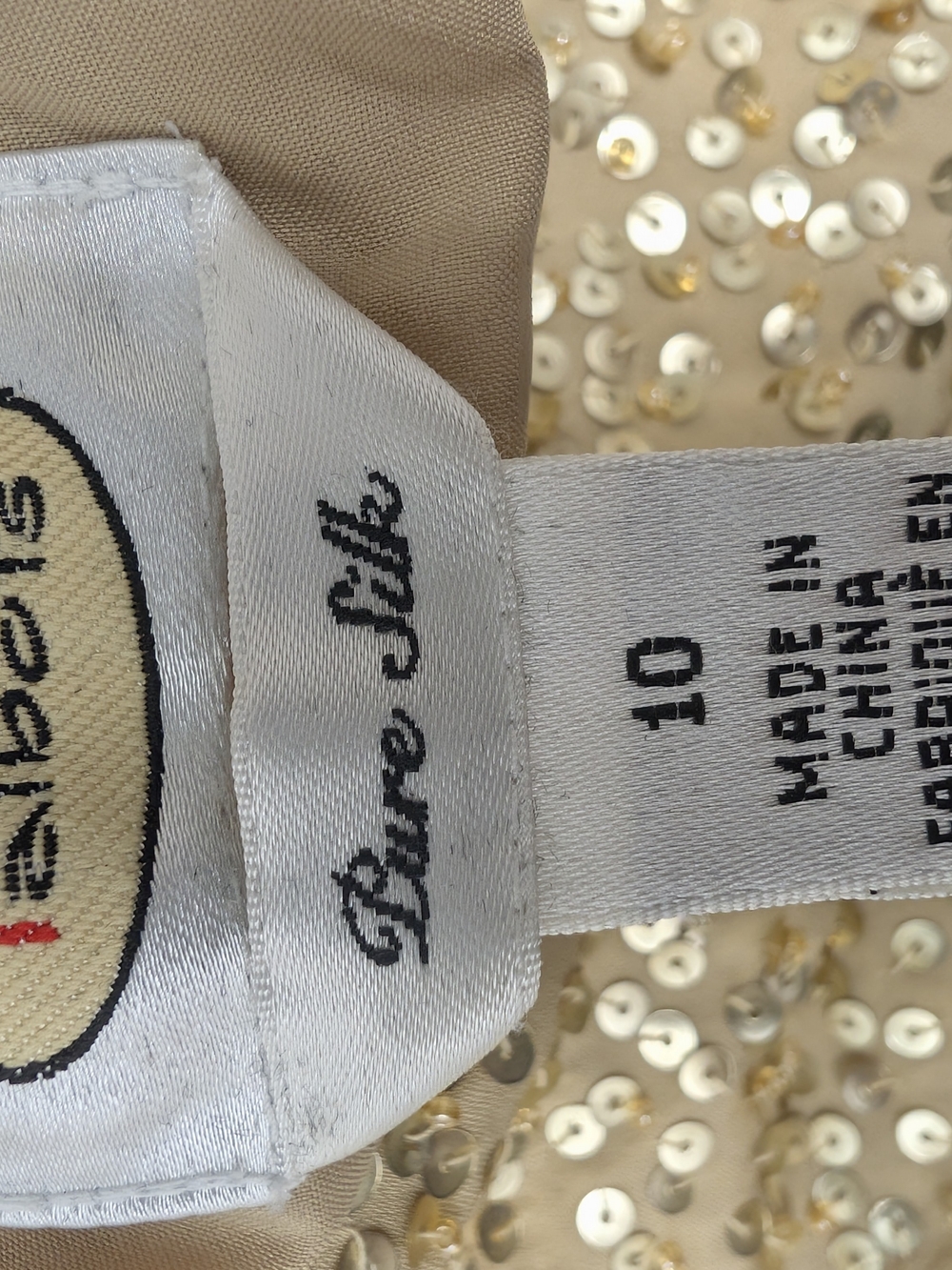 Talbots Gold Sequin Sleeveless Camisole - Picture 8 of 9